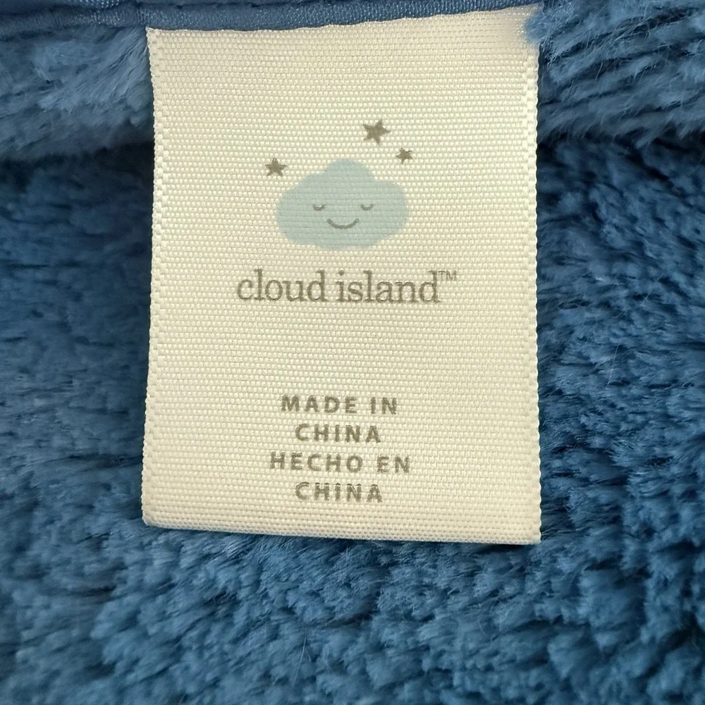 Cloud Island Lg. Baby Lovey Plush Puppy Dog Stars, Satin Trim Security Blanket